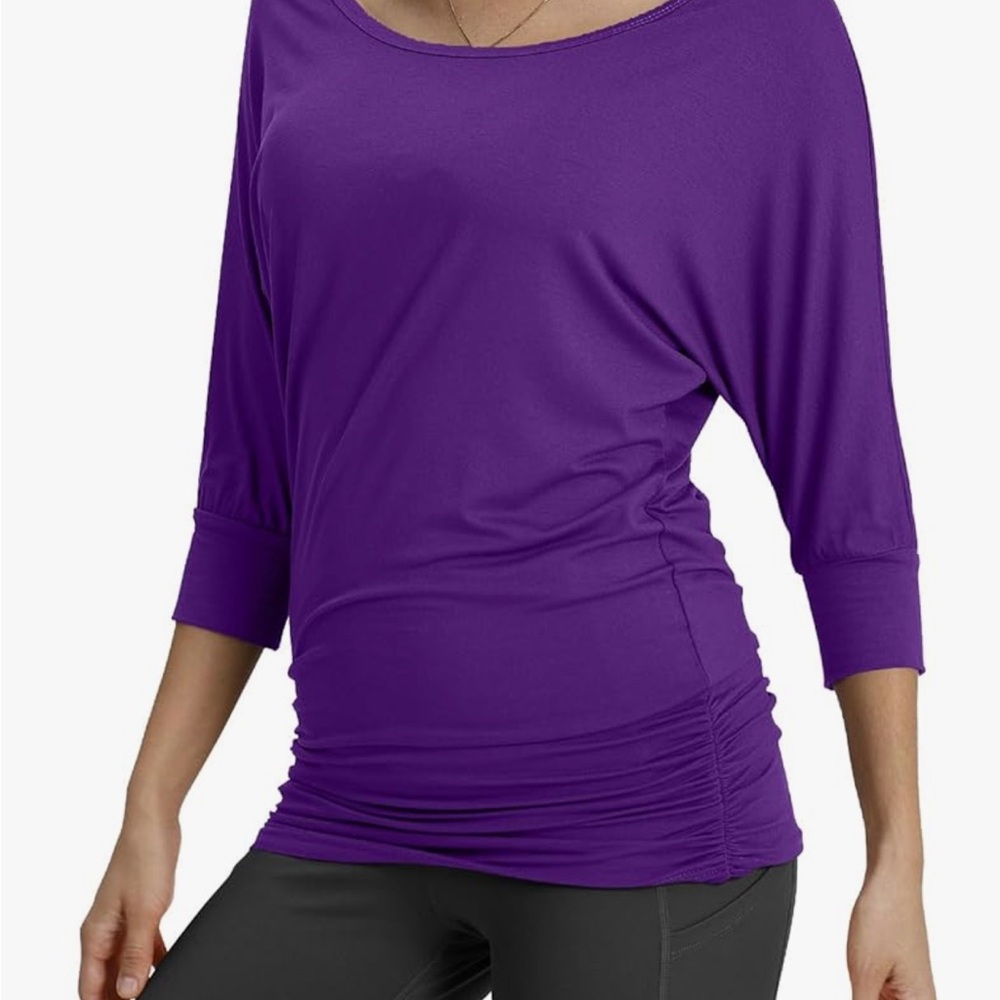 Match Women's Long Sleeve Top - Vibrant Purple